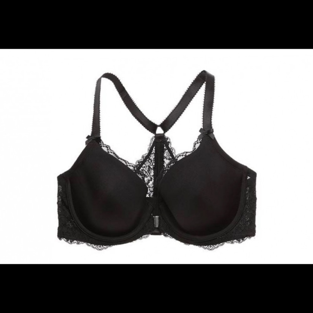 Black Adore Me Leia Bra EUC